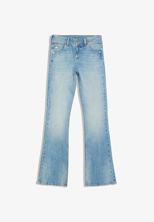 Bershka, BOOT-CUT JEANS - Jeans bootcut - light blue