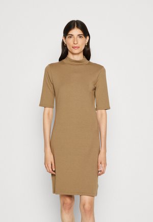 GAP MODERN MOCKNECK - Φόρεμα σε ίσια γραμμή - dried moss