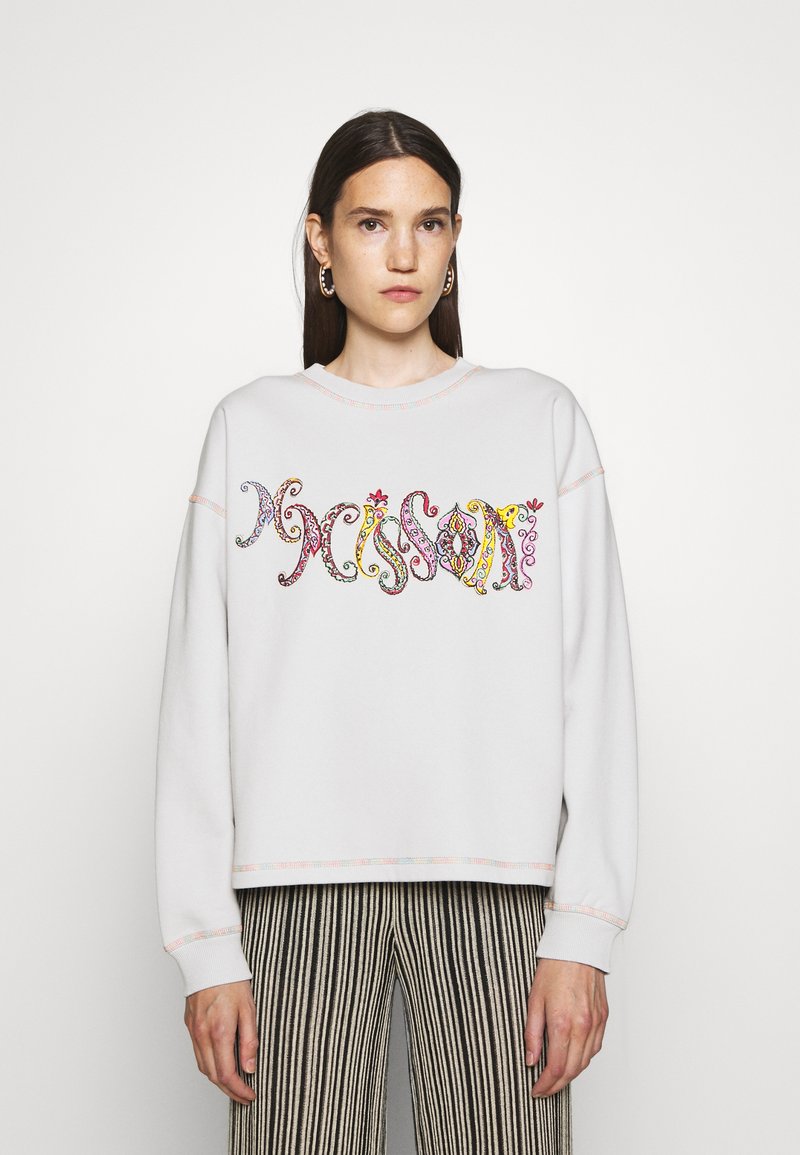 Damen Bekleidung | M Missoni CREWNECK Sweatshirt glacier gray/grau - LM43427 Damen Bekleidung | M Missoni CREWNECK Sweatshirt glacier gray/grau - LM43427
