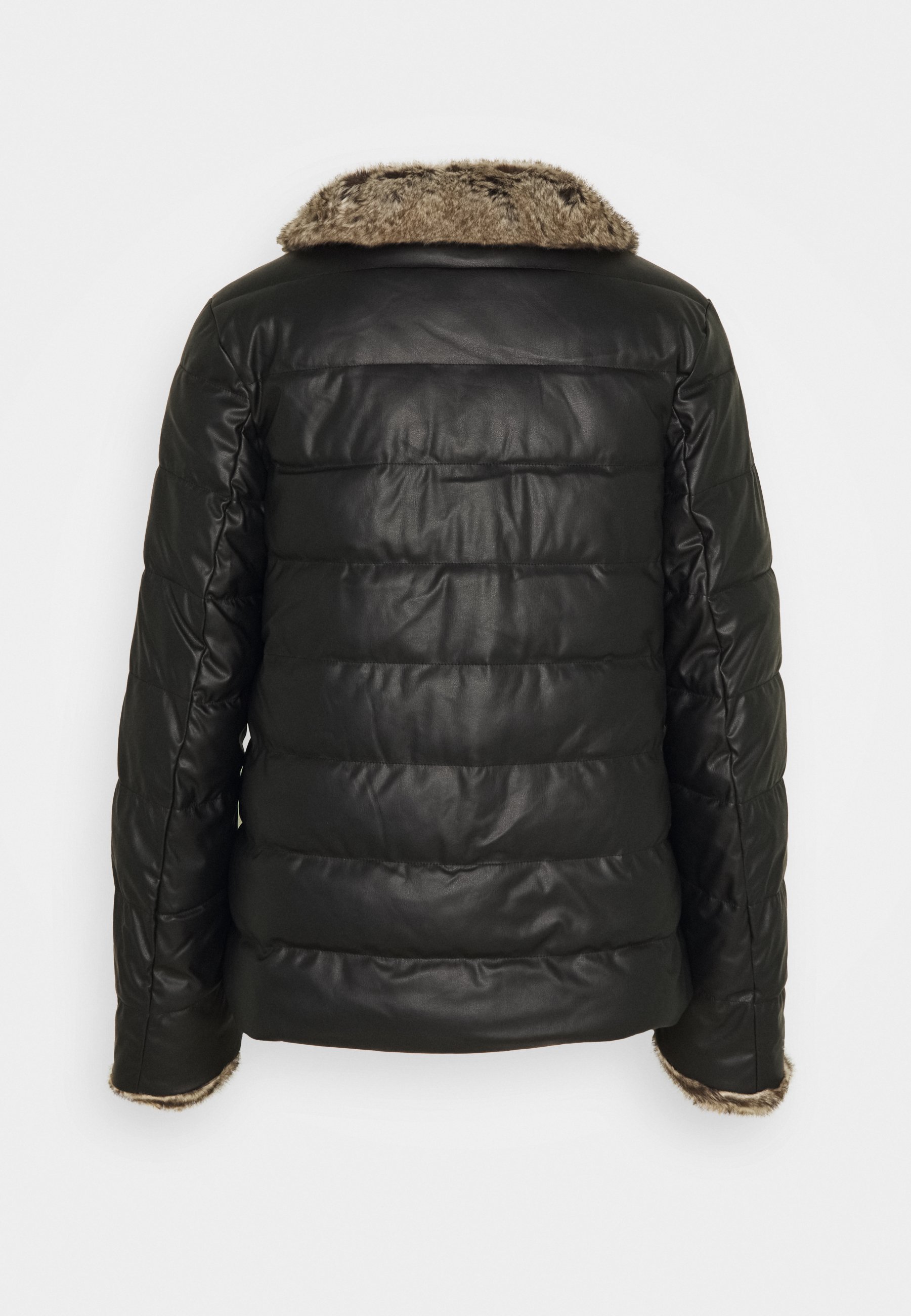 black label leather jacket