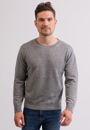 Strickpullover - grau
