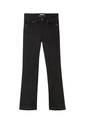 TTFLARED - Platėjantys džinsai - used dark stone black denim