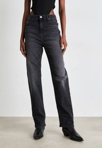 Tommy Jeans - JULIE  - Ravne kavbojke - denim black Miniaturna slika 1