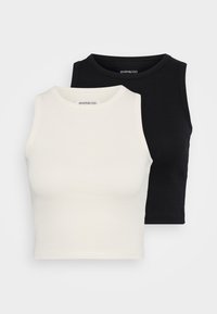 2 PACK - Top - black/egret