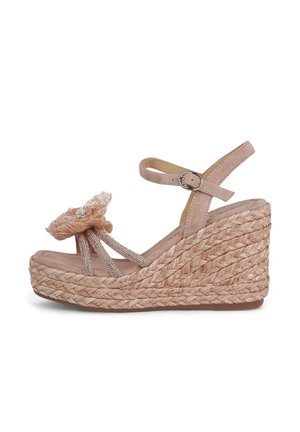 Sandalias de tacón - rosa jaspeado
