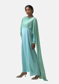 Elara ABAYA - Vestito lungo - minzblau