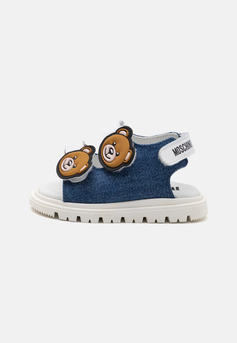 MOSCHINO - UNISEX - Sandále - blue/white, Zväčšiť
