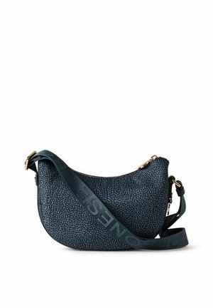 Borbonese ECO LINE LUNA MINI BAG - Sac banane - blue