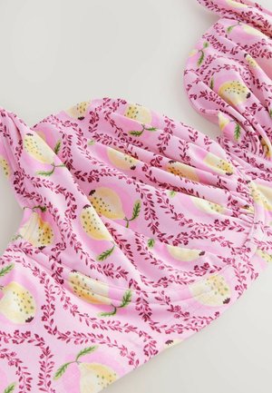 Next Haut de bikini - pink lemon print
