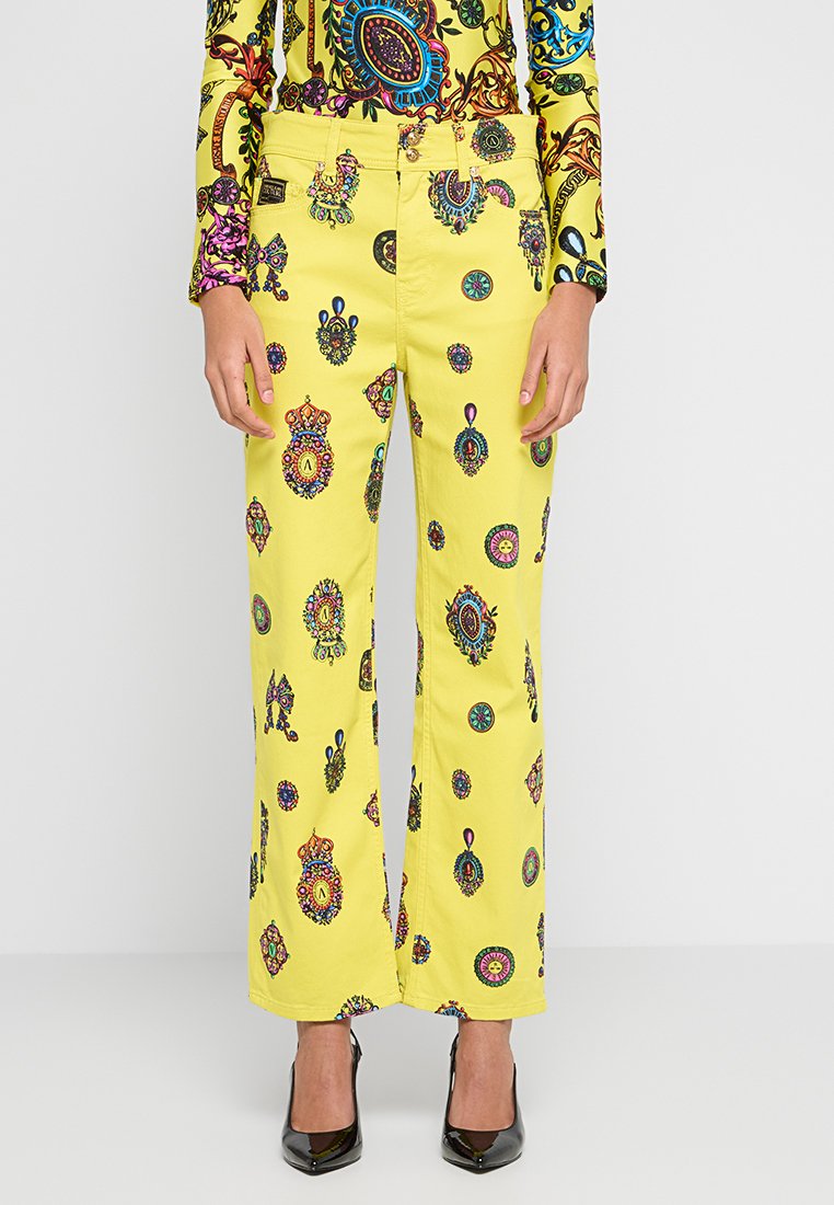 Versace Jeans Couture Straight leg jeans geel Versace Jeans Couture Straight leg jeans geel