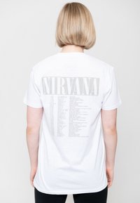 Paradiso Clothing NIRVANA IN UTERO TOUR - Print T-shirt - white