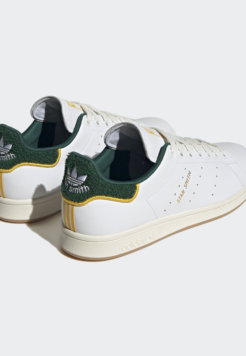 adidas Originals STAN SMITH - Baskets basses - cloud white off white dark  green/écru - ZALANDO.FR