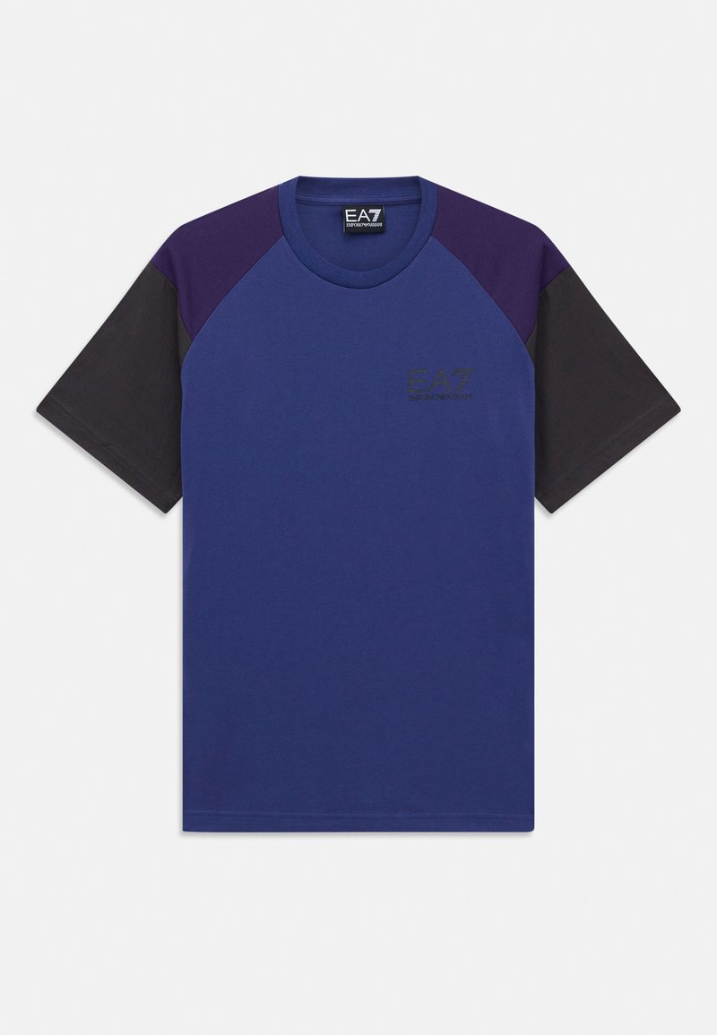 EA7 Emporio Armani T-shirt basic blauw