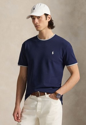 Polo Ralph Lauren CLASSIC FIT STRETCH MESH T-SHIRT - T-shirt - bas - newport navy