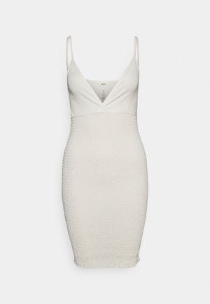 Object Petite OBJLEVENTA STRAP DRESS - Tubino - cloud dancer