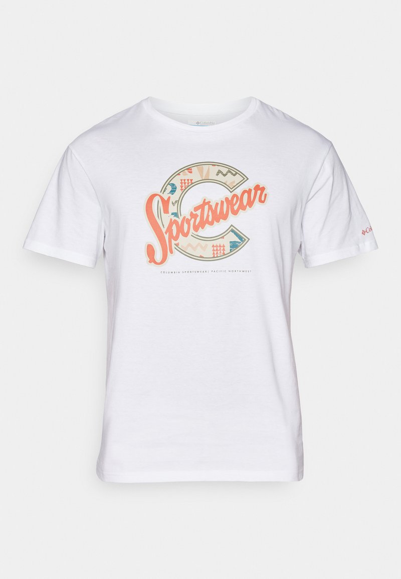 Columbia T-shirt print wit