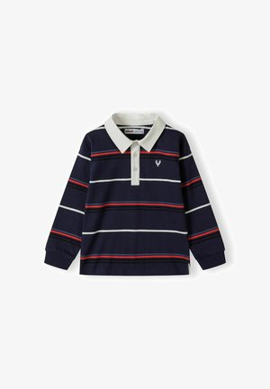 STRIPED RUGBY - Top dugih rukava - navy white
