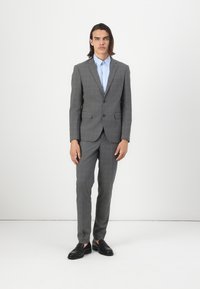 Lindbergh CHECKED MELANGE  - Dress - grey