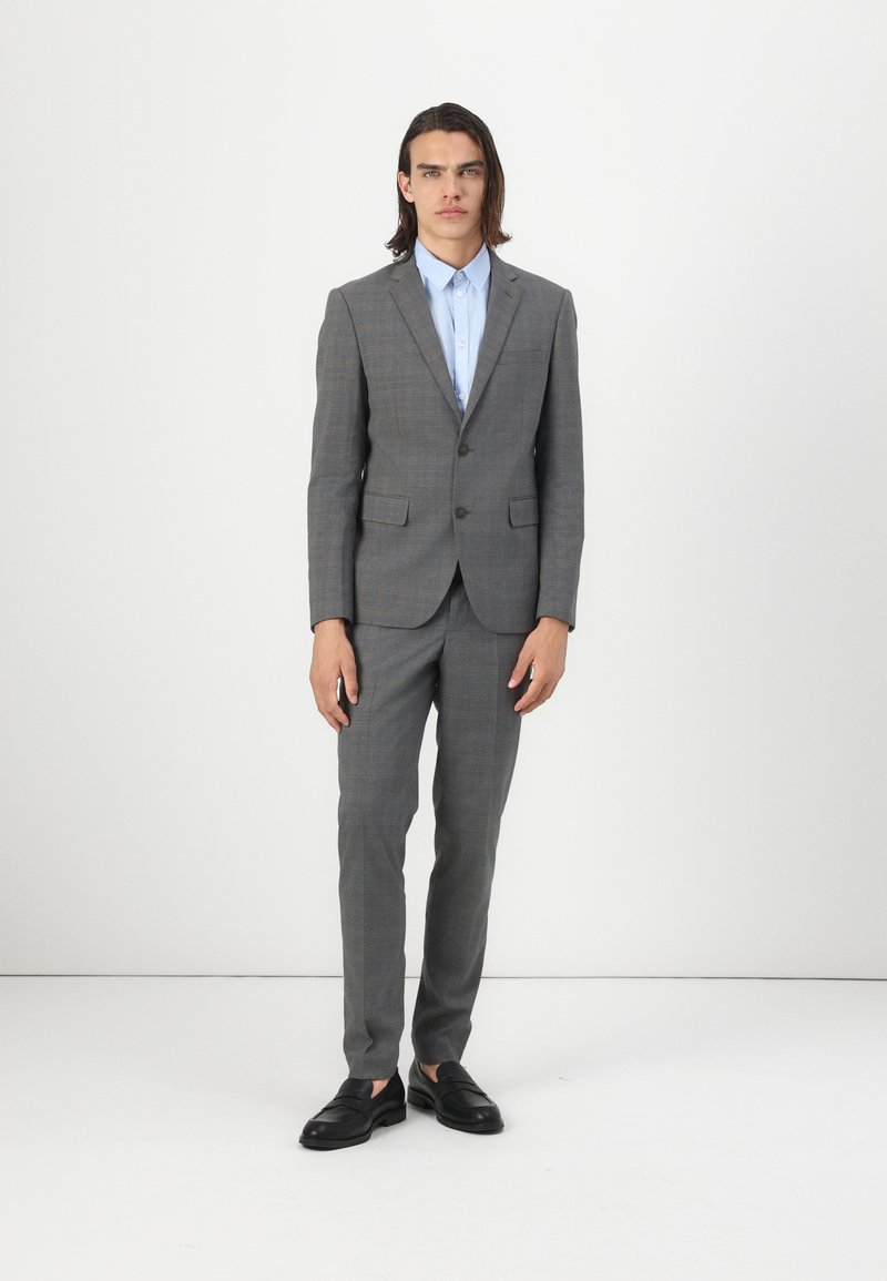 Lindbergh CHECKED MELANGE  - Dress - grey