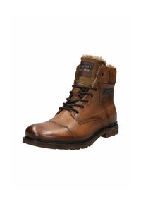 bugatti Schnürstiefelette - cognac