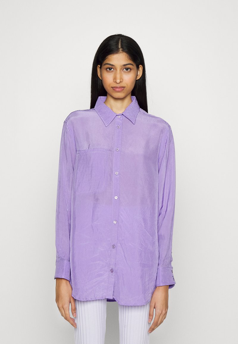 Elleme SOFT Buttondown blouse lilac Zalando.ie