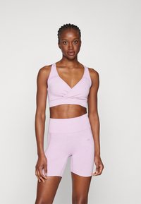 ICANIWILL SOFT SEAMLESS ADJUSTABLE BRA - Sujetadores deportivos con sujeción media - lavender melange