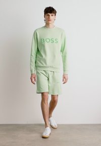 BOSS Športni pulover - open green fortyeight