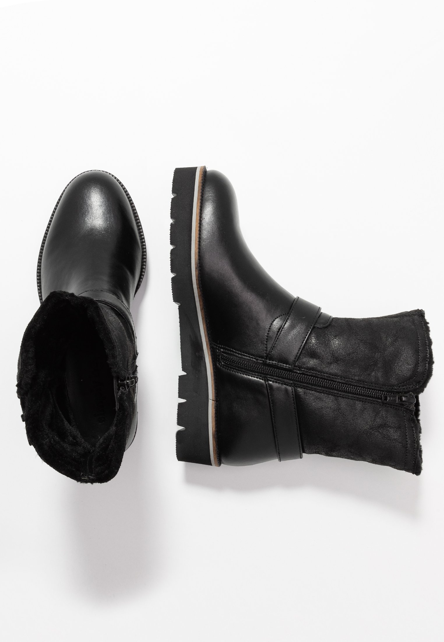 Simply Be WIDE FIT ZOE LINED BIKER BOOT Cowboy Simply Be WIDE FIT ZOE LINED BIKER BOOT Cowboy