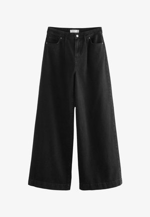 WIDE - Flared-farkut - black