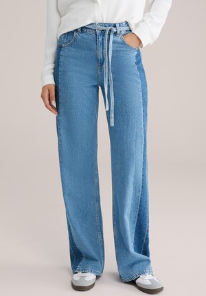 Laza szabású farmerek - blue