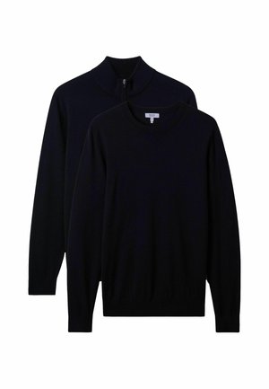 Reiss REGULAR FIT 2 PACK - Svetrík - navy