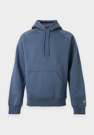 Carhartt WIP, HOODED CHASE - Φούτερ με κουκούλα - icesheet/gold-coloured