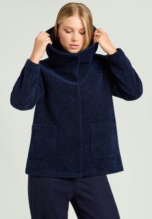 GIACCONE CHEVRON SHINY - Lichte jas - blu