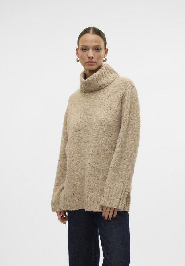 VMINGRID LS COWLNECK - Jumper - silver mink2