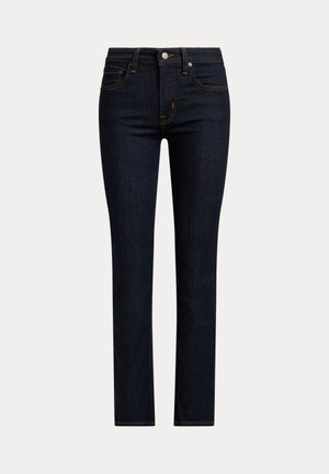 Lauren Ralph Lauren, HIGH RISE SLIM STRAIGHT JEAN - Jean slim - rinse wash