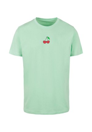 Merchcode, SUMMER SWEET CHERRY - Tričko s potlačou - neo mint