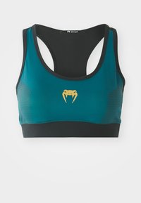 TACTICAL  - Medium support sports bra - black/forest green
