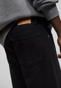 PULL&BEAR Vaqueros rectos - mottled black