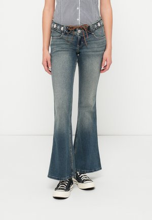 TREND DROP SANTA MONICA - Flared Jeans - blue denim