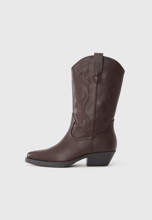 ONLBRONCO 8 - Μπότες cowboy/Biker - dark brown