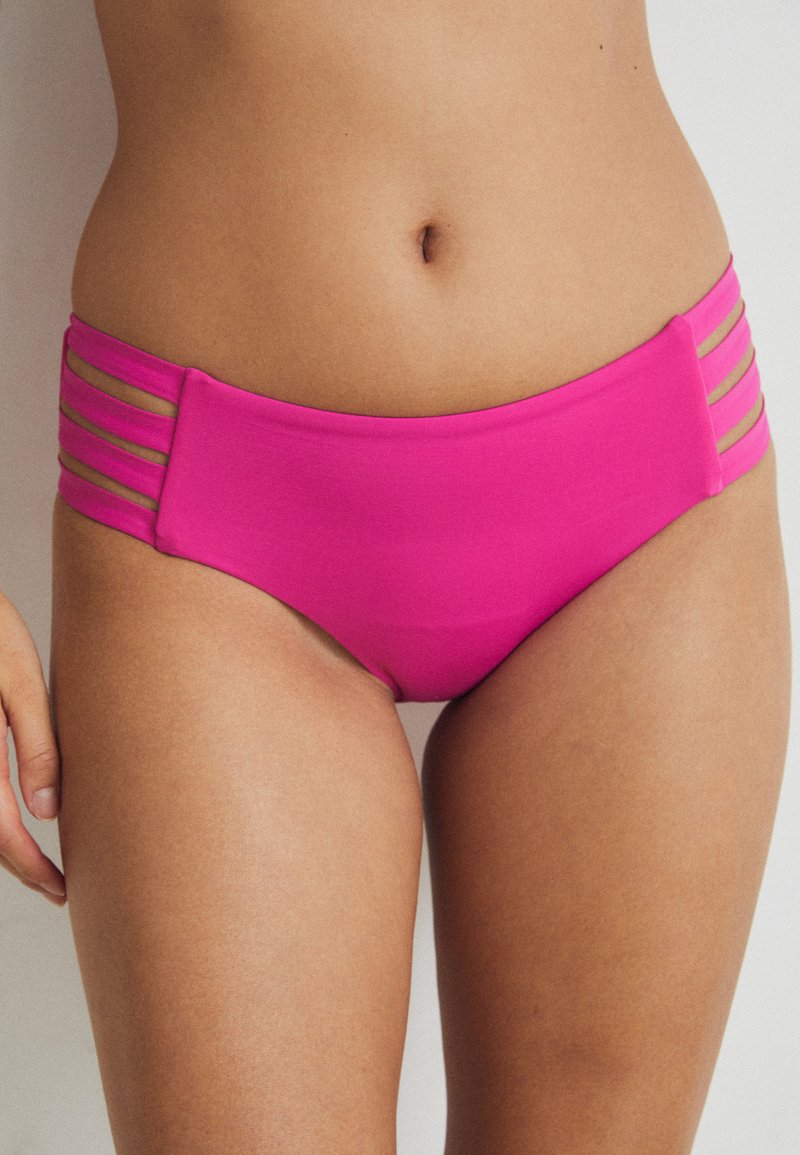 Seafolly - COLLECTIVE MULTI STRAP HIPSTER  - Spodní díl bikin - hot pink, Zvětšit