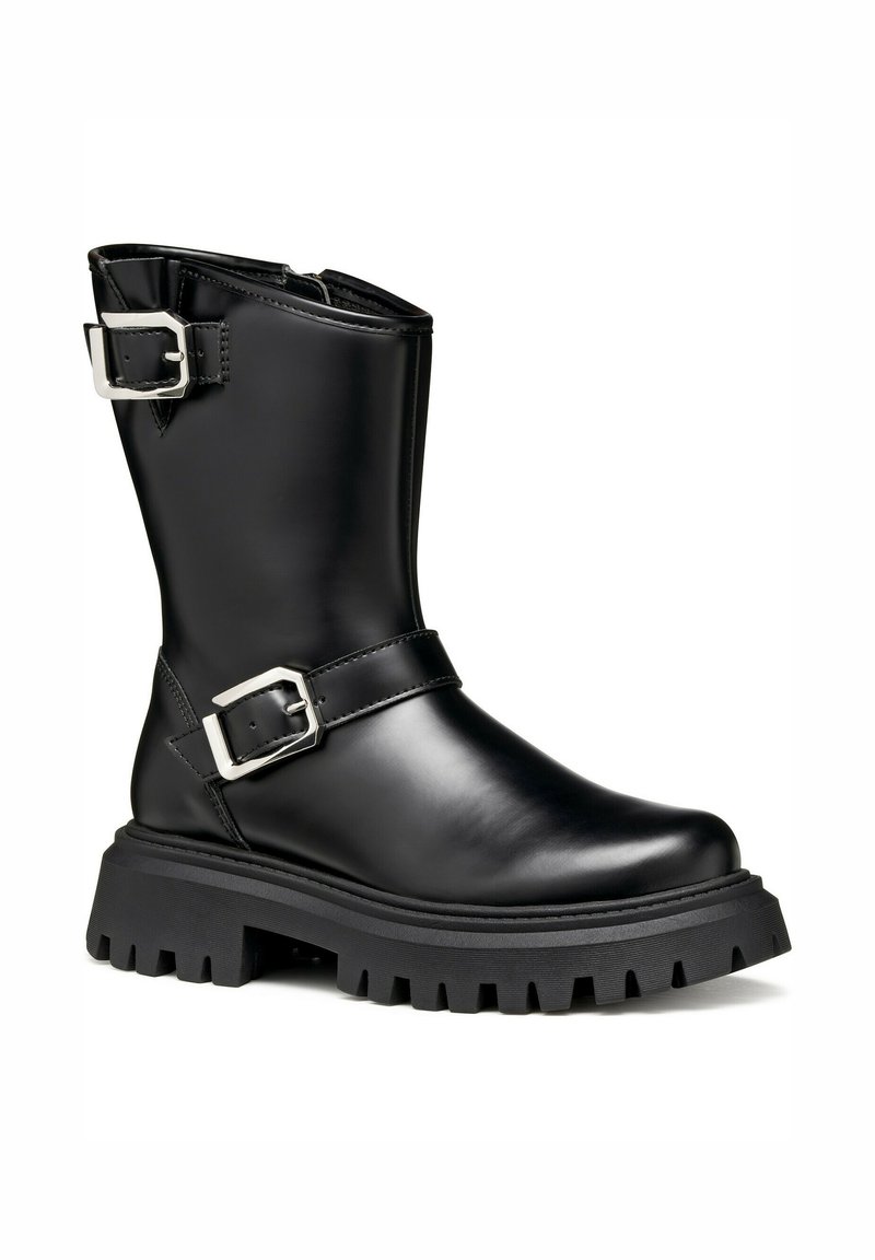 Geox MAQUINNENS Stivaletti texani biker black/nero