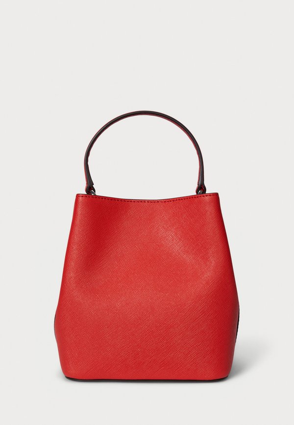 CROSSHATCH SMALL REESE BUCKET BAG - Handbag - bright vermillion4