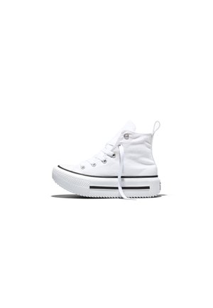 Converse CHUCK TAYLOR ALL STAR LIFT DOUBLE STACK UNISEX - Kõrge servaga tossud - white/black/egret