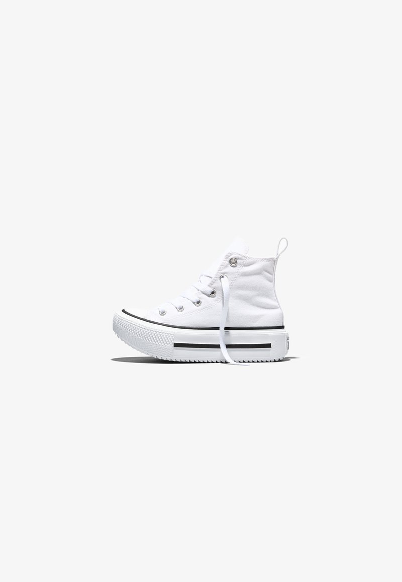 Converse CHUCK TAYLOR ALL STAR LIFT DOUBLE STACK UNISEX - Vysoké tenisky - white/black/egret