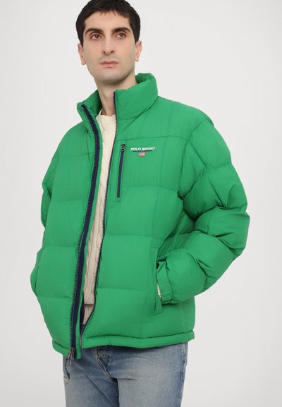 Polo Ralph Lauren PUFFER INSULATED BOMBER UNISEX - Chaqueta de invierno - green grass
