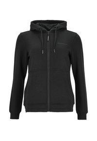 SOFT FULL HOOD - Zip-up sweatshirt - black