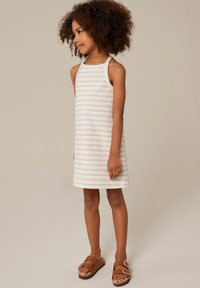 Next RACER REGULAR FIT - Stickad klänning - rainbow stripe