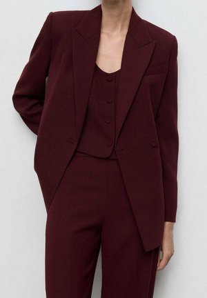 Pitkä takki - bordeaux