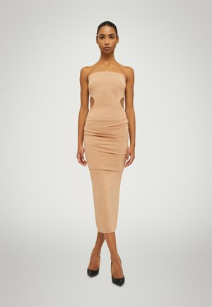 Wolford FATAL CUT OUT - Robe fourreau - almond